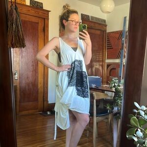 Ivan Grundahl designer asymmetric Sleeveless graphic Tank top